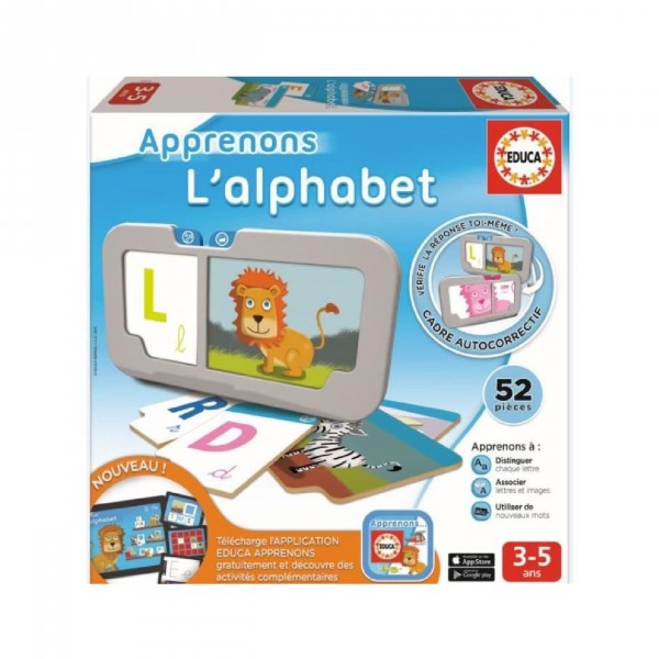 Apprenons : L'alphabet - Educa-16673