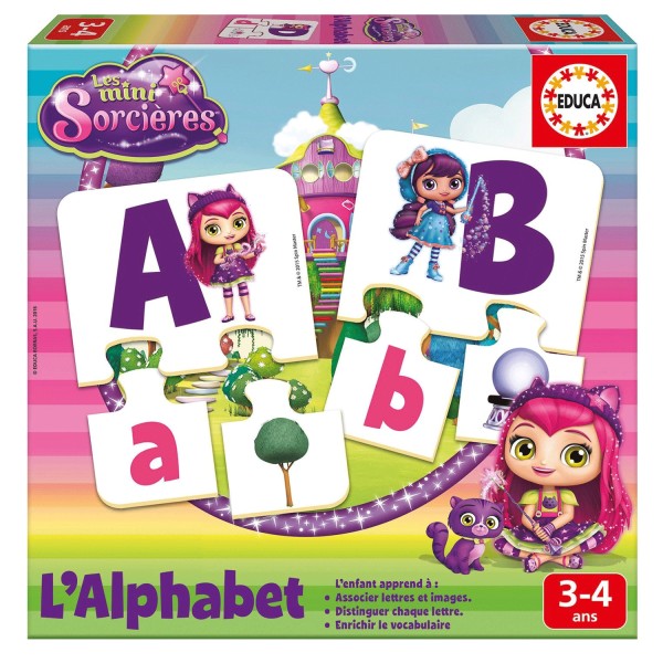J'apprends l'alphabet : les mini-Sorcières - Educa-17219