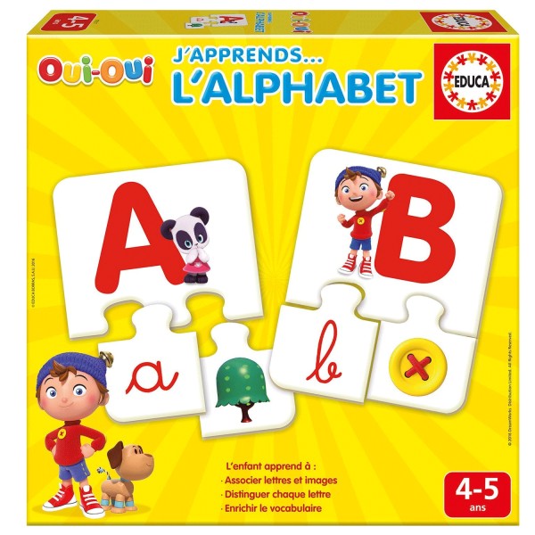 J'apprends l'alphabet : Oui-Oui - Educa-17217