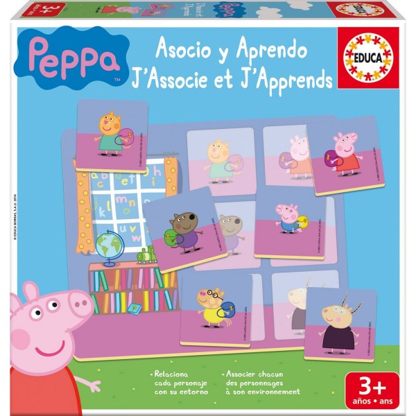 J'associe et j'apprends : Peppa Pig - Educa-16226