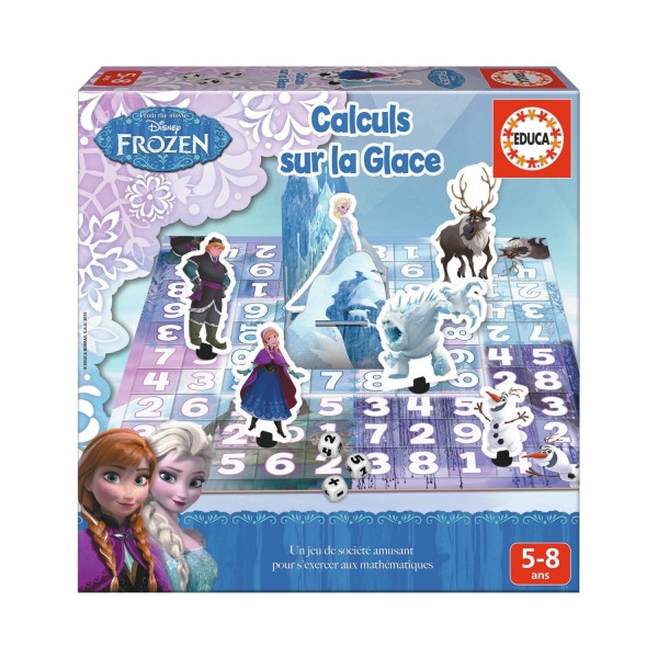 Jeu éducatif La Reine des Neiges (Frozen) : Calculs sur la glace - Educa-16459