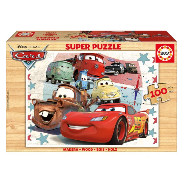 100 Teile Puzzle: Autos - Educa-16800