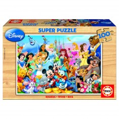 100 Teile Puzzle - Disneys Familie