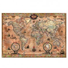 Puzzle de 1000 piezas - Mapa del mundo