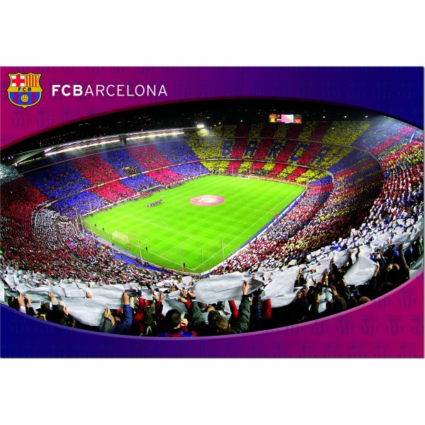 Puzzle 1000 pièces : Camp Nou FC Barcelona - Educa-15477