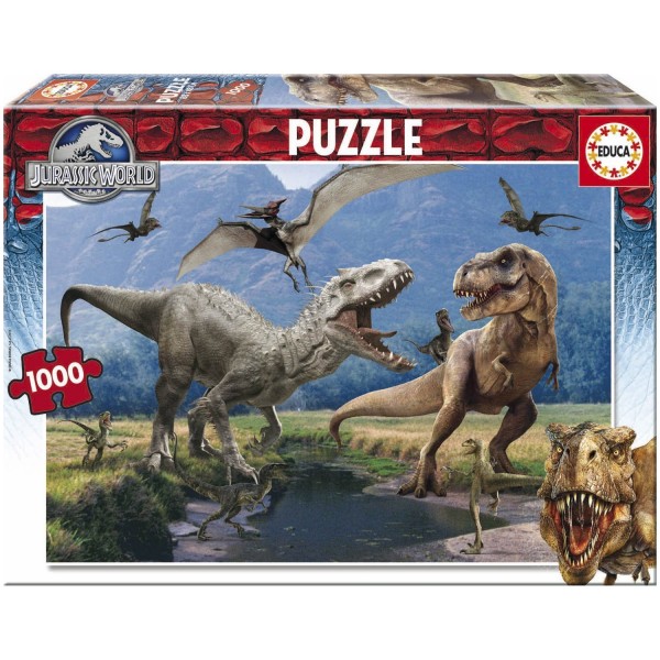 Puzzle 1000 pièces : Jurassic World - Educa-16342