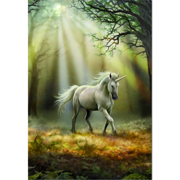 Puzzle 1000 pièces - Anne Stokes : Licorne - Educa-14436