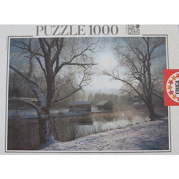 Puzzle 1000 pièces - Chanson d'hiver - Educa-10592