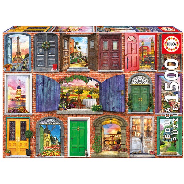 Puzzle 1500 pièces : Porte de l'Europe - Educa-17118