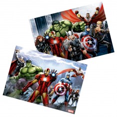 Puzzle 2 x 100 pièces : Avengers