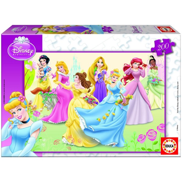 Puzzle 200 pièces - Princesses Disney - Educa-15297