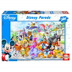 Puzzle 200 pièces - Disney Parade : Le défilé