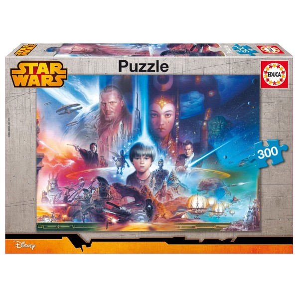 Puzzle 300 pièces : Star Wars : La Menace Fantôme - Educa-16166