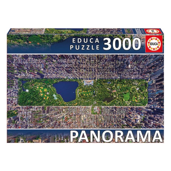 Puzzle 3000 pièces panoramique : Central Park, New York - Educa-16781