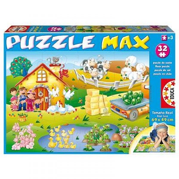 Puzzle 32 pièces - La ferme - Educa-13820