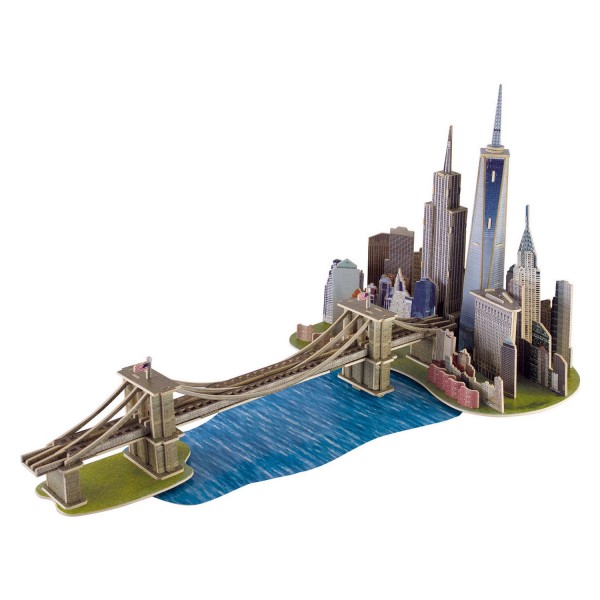 Puzzle 3D en bois : 160 pièces : Manhattan Dream - Educa-17000