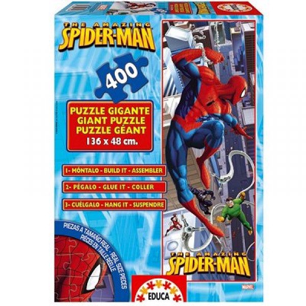 Puzzle 400 pièces vertical - Puzzle géant : Spiderman - Educa-14354