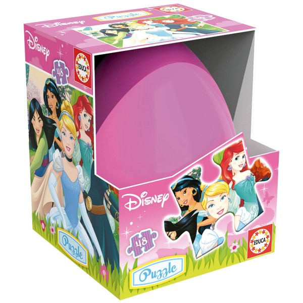 Puzzle 48 pièces Oeuf : Princesses Disney - Educa-17185