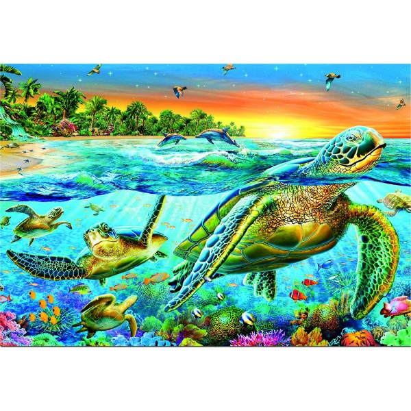 Puzzle 500 pièces - Tortues marines - Educa-15147