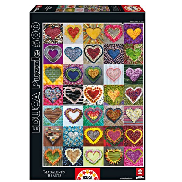 Educa - Puzzle 500 pezzi per adulti | Compagni di Sogni. Pezzi perfettamente finiti e sicuri per i bambini. Misura montata: 48 x 34 cm. Include colla FIX Puzzle. Da 11 anni (17644