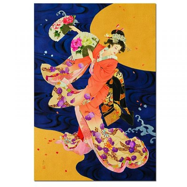 Puzzle 500 pièces - Haruyo Morita : Futatsu Ogi - Educa-14856