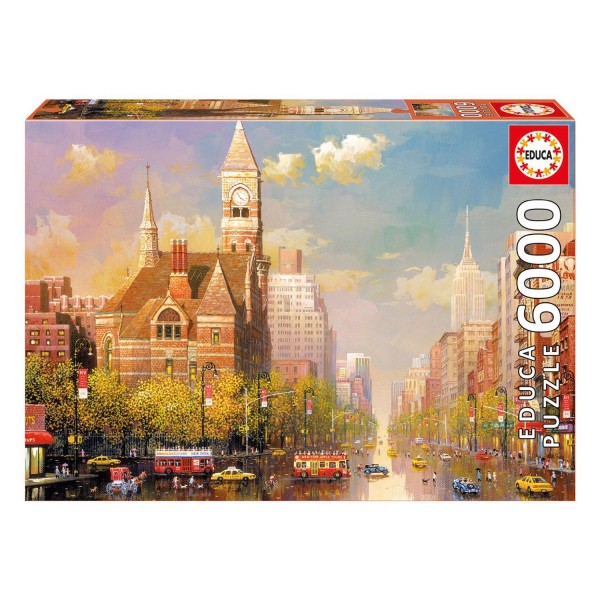 Puzzle 6000 pièces : Après-midi à New-York - Educa-16783