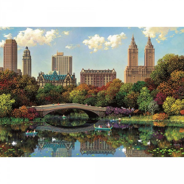 Puzzle 8000 pièces : Bow Bridge, Central Park, New York - Educa-17136