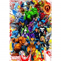 Puzzle de 500 piezas: Héroes de Marvel