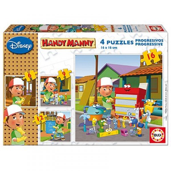Puzzle de 6 à 16 pièces - Puzzles : Manny Manitas - Educa-14701