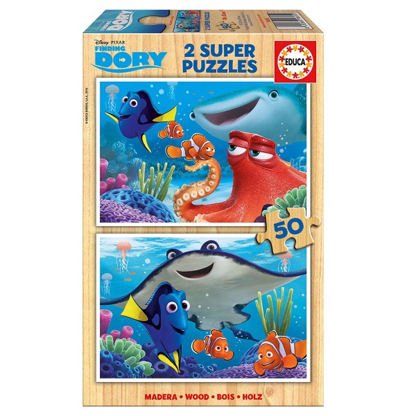 Puzzle 2 x 50 pièces : Dory - Educa-16695