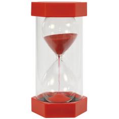 Sablier giga 30 cm, 5 min rouge