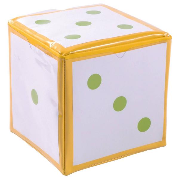 Dados con bolsillo amarillo 15,5 x 15,5 x 15,5 cm - Eduplay-120274
