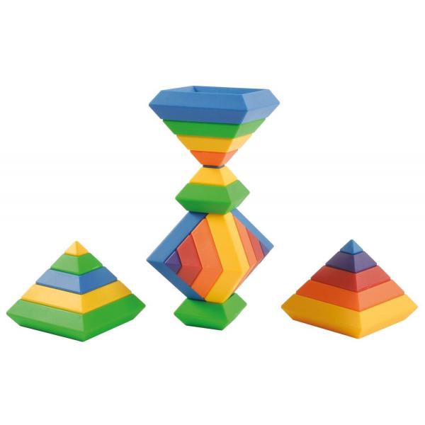 Juego de construcción de pirámides - Eduplay-120304