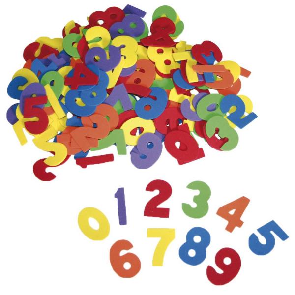 Espuma de caucho, números grandes de 5 cm, juego de 150 - Eduplay-200049