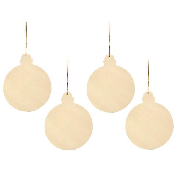 Wooden Christmas tree ball set of 3 - Eduplay-210094