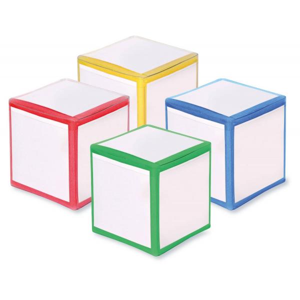 Cubes avec pochettes 15,5 cm 4 pièces - Eduplay-121036