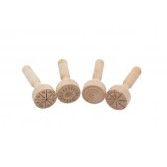 Tampon pâte à modeler, set de 4