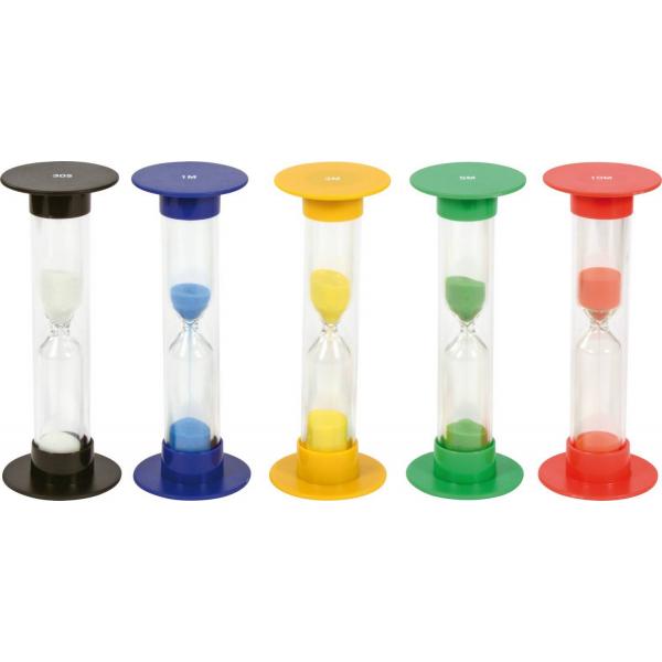 Sandtimer medium-sized Set of 5 - Eduplay-120601