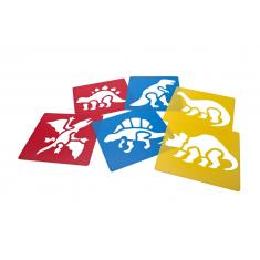Pochoir dinosaures