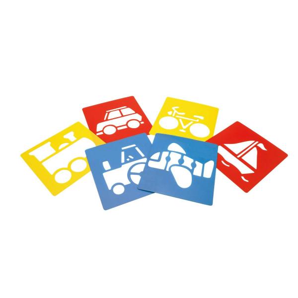 Stencil Washable Transport - Eduplay-370082