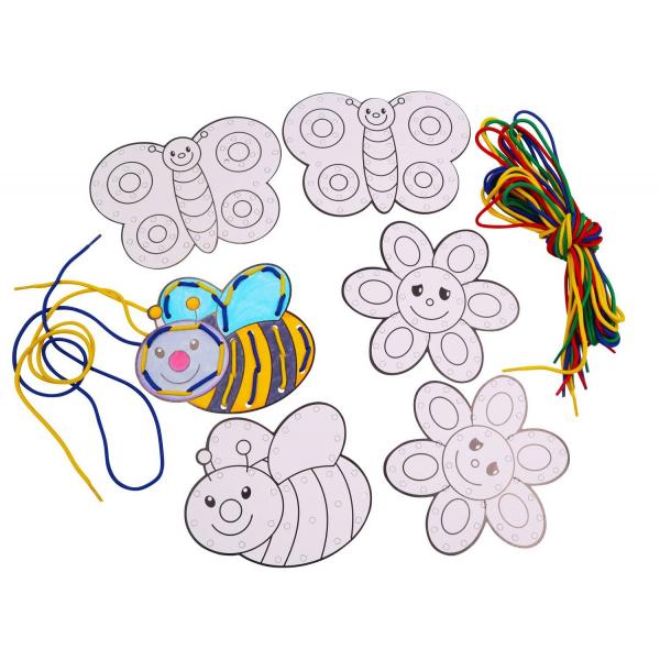 Decorate Lacing Cards (6) - Eduplay-370100