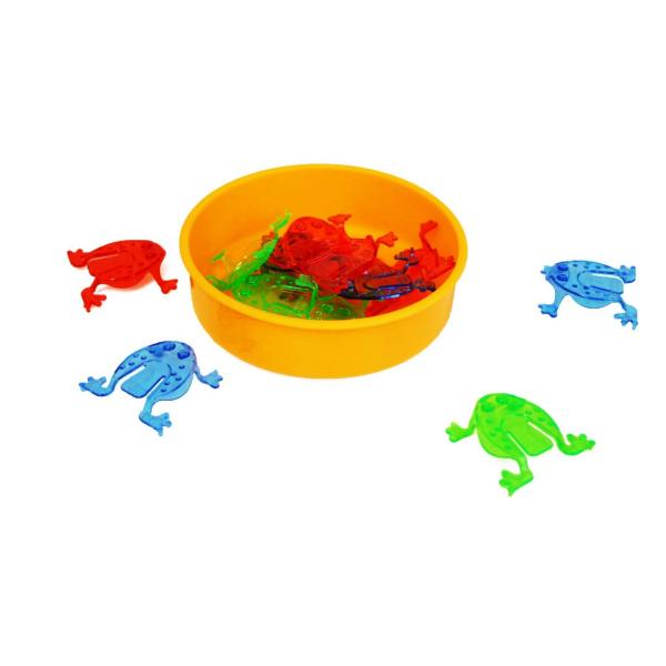 Set de 12 ranas saltarinas + contenedor - Eduplay-130170