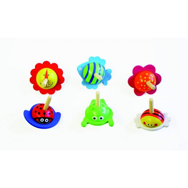 Little animal-spinner - wood - Eduplay-130177