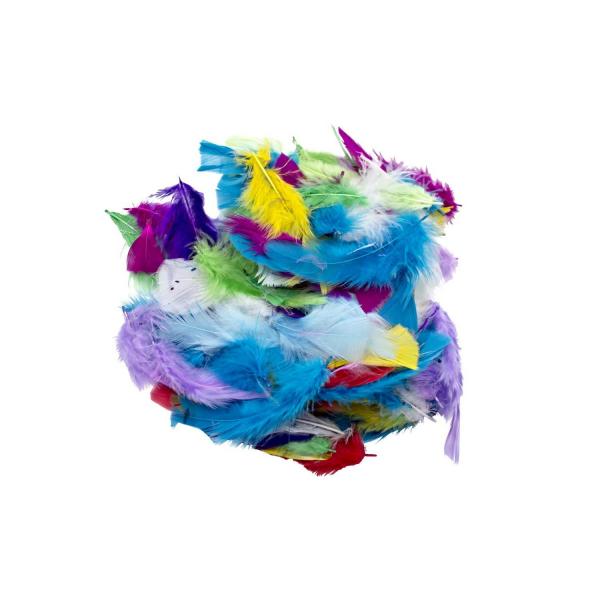 Plumas para pegar, aprox. 20 gramos - Eduplay-370149