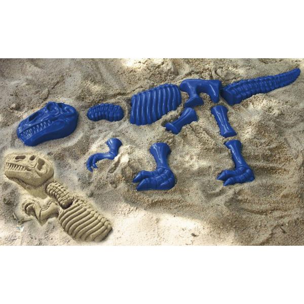 Figuras de arena, Tyrannosaurus Rex azul, juego de 10 piezas - Eduplay-160003