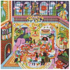Puzzle 1000 Teile: Family Dinner Night