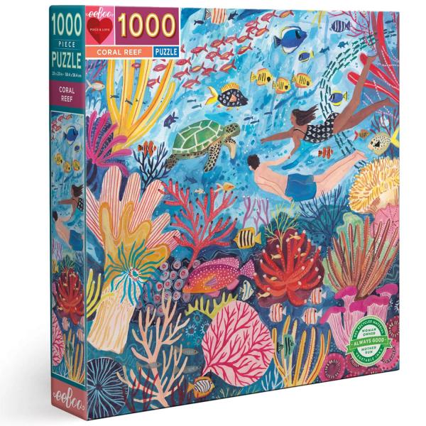 1000 piece puzzle Coral Reef - Eeboo-PZTCRR