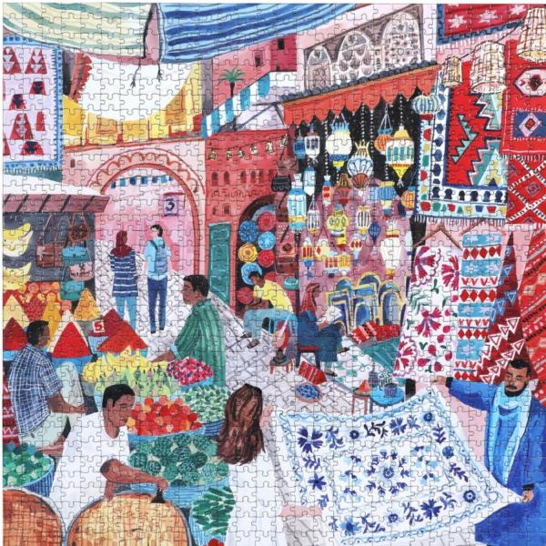 1000 pieces jigsaw puzzle : Marrakesh - Eeboo-PZTMRH