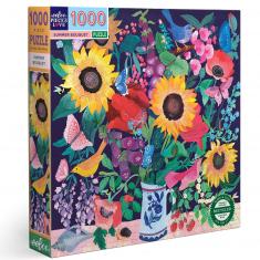 1000 piece puzzle :  Summer Bouquet 