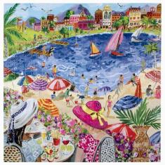 Puzzle 1000 Teile: Mittagessen am Meer